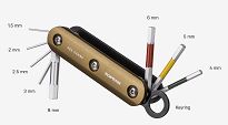 Klucze Topeak HEX Combo - 2