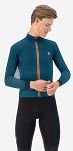 Wydajna bluza rowerowa Rogelli DISTANCE DWR ciemnoniebiesko-pomarańczowa - 3