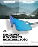 Okulary Rockbros SP318 HD - blue/dark grey - 2