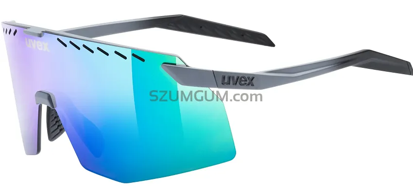 Okulary Uvex Pace Stage - grey matt / mirror green