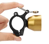 Dzwonek rowerowy Rockbros BB2504 2w1 (tryb cowbell) – gold - 10