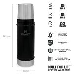 Termos stalowy Stanley LEGENDARY CLASSIC -  0,47L - Czarny - 3