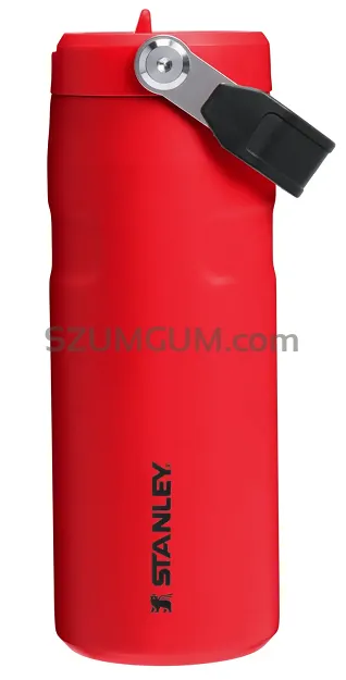 Stanley butelka IceFlow™ Flip Straw 0.47L - Chili Black