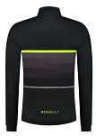 Bluza rowerowa Rogelli HERO II, czarno-szaro-odblaskowo zółta - 2