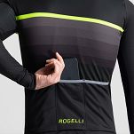 Bluza rowerowa Rogelli HERO II, czarno-szaro-odblaskowo zółta - 5