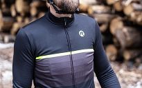 Bluza rowerowa Rogelli HERO II, czarno-szaro-odblaskowo zółta - 8