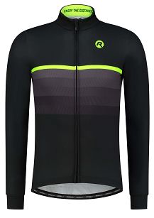 Bluza rowerowa Rogelli HERO II, czarno-szaro-odblaskowo zółta