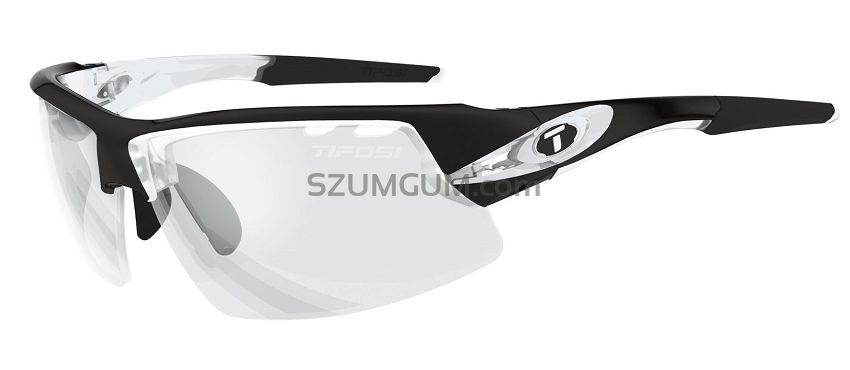 Okulary TIFOSI CRIT FOTOTEC crystal black (1szkło Light Night FOTOCHROM 75,9%-27,7% transmisja światła)