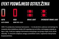 Sigma Hiro 70 – tylne światło rowerowe z funkcją światła hamowania. - 3