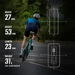 Sigma Nyte 70 – tylne światło rowerowe z funkcją światła hamowania. - 7