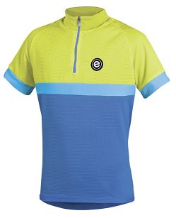 Dziecięca koszulka rowerowa Etape Bambino - zółty/niebieski