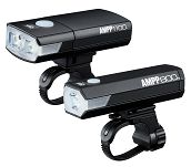 Dwie lampy przednie  CatEye HL-EL1100RC AMPP 1100 / HL-EL88RC AMPP 800 - 2