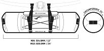 Torba na kierownicę BLACKBURN OUTPOST ELITE HB ROLL 14L z workiem wodoodpornym metalowe regulowane mocowanie do kierownicy - 12