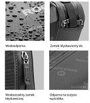 Sztywna torba rowerowa pod ramę - Rockbros B67 | 2,5L - 6