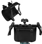 Lekki uchwyt na kierownicę do torby bikepacking Qunature E005 black - 3