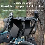 Lekki uchwyt na kierownicę do torby bikepacking Qunature E005 black - 4