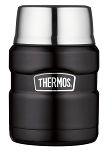 Oryginalny Termos obiadowy  na jedzenie z łyżką Thermos King 470ml black - 2