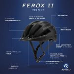 Ultralekki kask MTB na rower Rogelli FEROX II ciemnoszary - 7