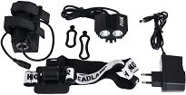 ProX Dual I Power Lampka Led 2xCree 1600 lumenów aku 8000mAh - 5