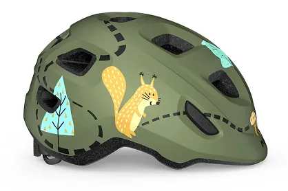 Kask dla najmłodszych MET Hooray - forest zielony