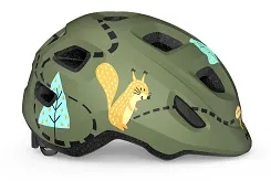 Kask dla najmłodszych MET Hooray - forest zielony
