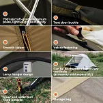 Namiot 1–2 osobowy Qunature 60000101 – oliwkowy - 6