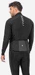 Lekka kurtka softshell Rogelli RADIUS z oddychającymi panelami na lekką zimę, czarna - 4