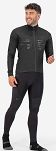Lekka kurtka softshell Rogelli RADIUS z oddychającymi panelami na lekką zimę, czarna - 5
