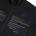 Lekka kurtka softshell Rogelli RADIUS z oddychającymi panelami na lekką zimę, czarna - 6