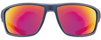 Okulary sportowe UVEX Sportstyle 230 - blue matt / mirror red - 2