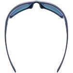 Okulary sportowe UVEX Sportstyle 230 - blue matt / mirror red - 5