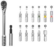 Zestaw narzędzi grzechotka Topeak Ratchet Rocket Essential HD - 3