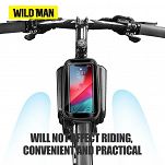 Wodoodporna torebka na telefon na górę ramy - Wild Man XXL ES6 - 13