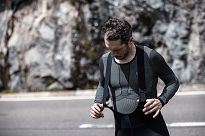 Ocieplane żelowe spodenki rowerowe Rogelli THERMAL DWR z szelkami, czarne - 9