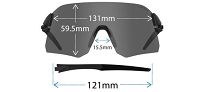 Okulary TIFOSI RAIL white-black ( 3 szkła ) - 5