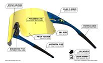 Okulary TIFOSI RAIL white-black ( 3 szkła ) - 11