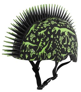 Kask dziecięcy juniorski RASKULLZ  T-REX BONEZ MOHAWK - (50-54 cm)