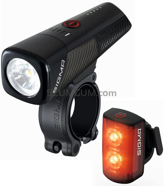 Lampa przednia Sigma Buster 800 FL + Buster RL 80