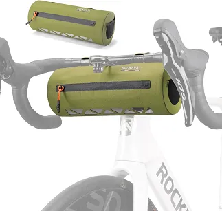 Wodoodporna torba na kierownicę Rockbros AS-145 Road to Sky - 2L zielona