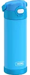 Thermos FUNtainer 470 ml - Termos dla dzieci z nakrętką nawadniającą - neonowo niebieski - 2