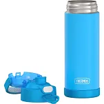 Thermos FUNtainer 470 ml - Termos dla dzieci z nakrętką nawadniającą - neonowo niebieski - 6