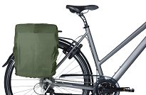 Troba boczna Basil Move commuter bicycle bag MIK Hooks / single pannier bag / 15 litres / brown - 6