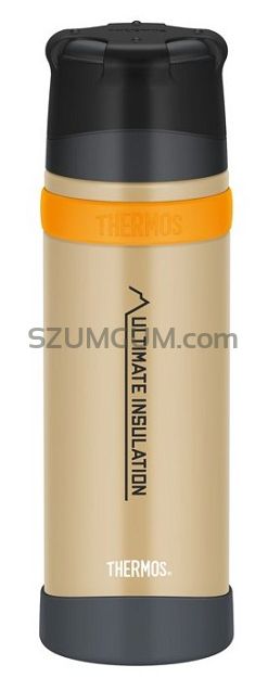 Thermos 0,75L Mountain - Termos z kubkiem do warunków ekstremalnych - Sand piaskowy