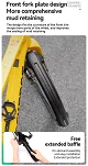 Komplet uniwersalnych błotników Rockbros 700C / gravel / MTB 26–27.5