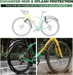 Komplet uniwersalnych błotników Rockbros 700C / gravel / MTB 26–27.5