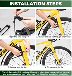 Komplet uniwersalnych błotników Rockbros 700C / gravel / MTB 26–27.5