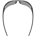 Okulary sportowe UVEX Equate - black matt / mirror smoke - 5