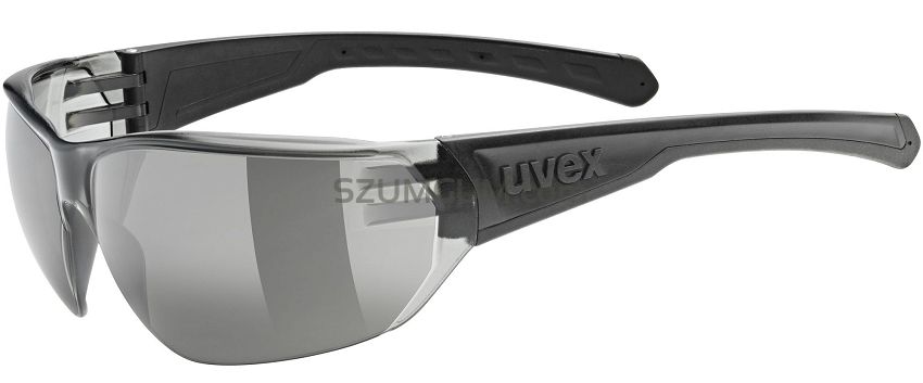 Okulary sportowe UVEX Equate - black matt / mirror smoke