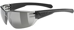 Okulary sportowe UVEX Equate - black matt / mirror smoke