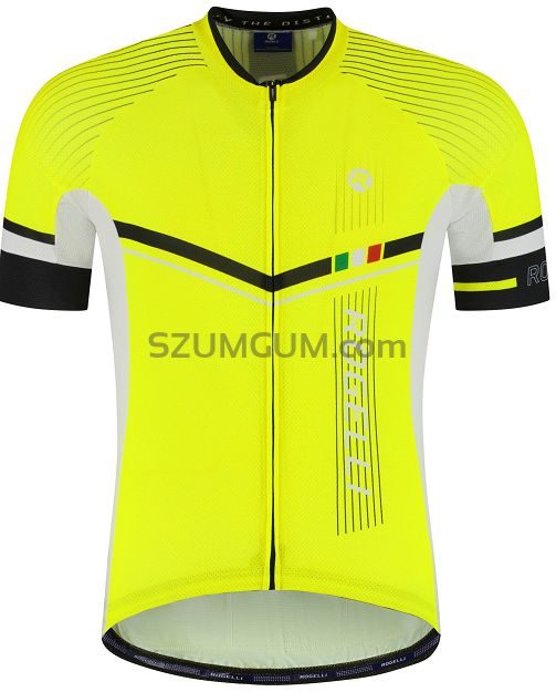 Koszulka rowerowa Rogelli GARA MOSTRO 2,  żółta